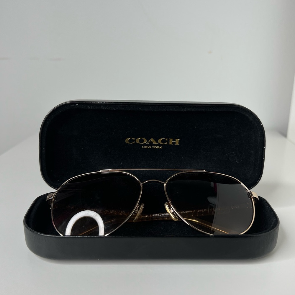 SOLD | COACH | Gold Unisex Sunglasses